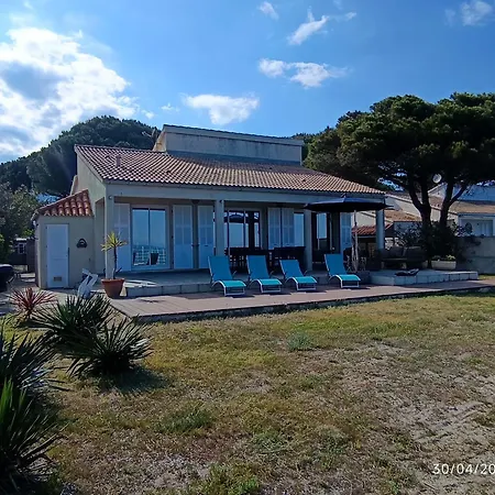 Bord De Mer, Pieds Dans L'eau, Vue Panoramique San-Nicolao