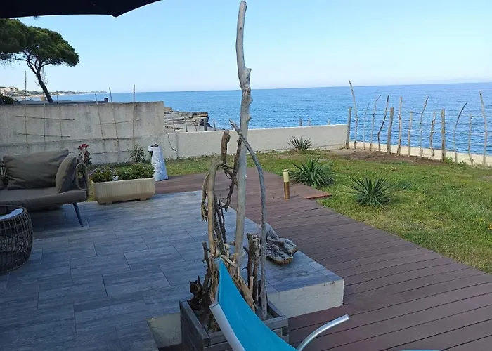Bord De Mer, Pieds Dans L'eau, Vue Panoramique * San-Nicolao